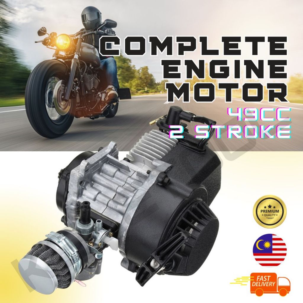 KELETOOL Poket Bike 49cc Engine Pocket Bike Engine Enjin Pocket ...