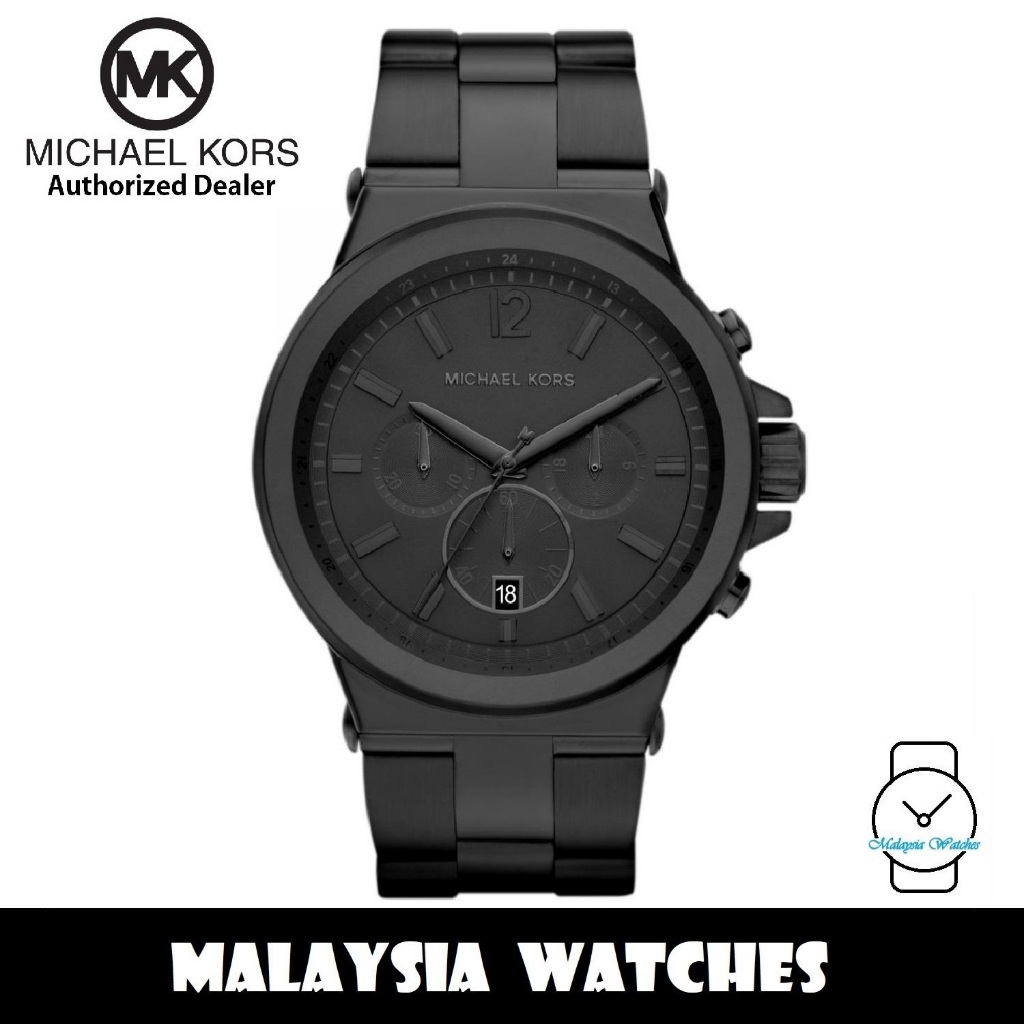 (100% Original) MICHAEL KORS Men's MK8279 Dylan Chronograph Black ...
