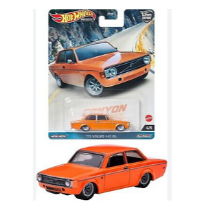 Hot Wheels Premium Car Culture - SUPER BLACK CHASE '73 Volvo 142 GL - Auto Strasse 0/5 - Raro