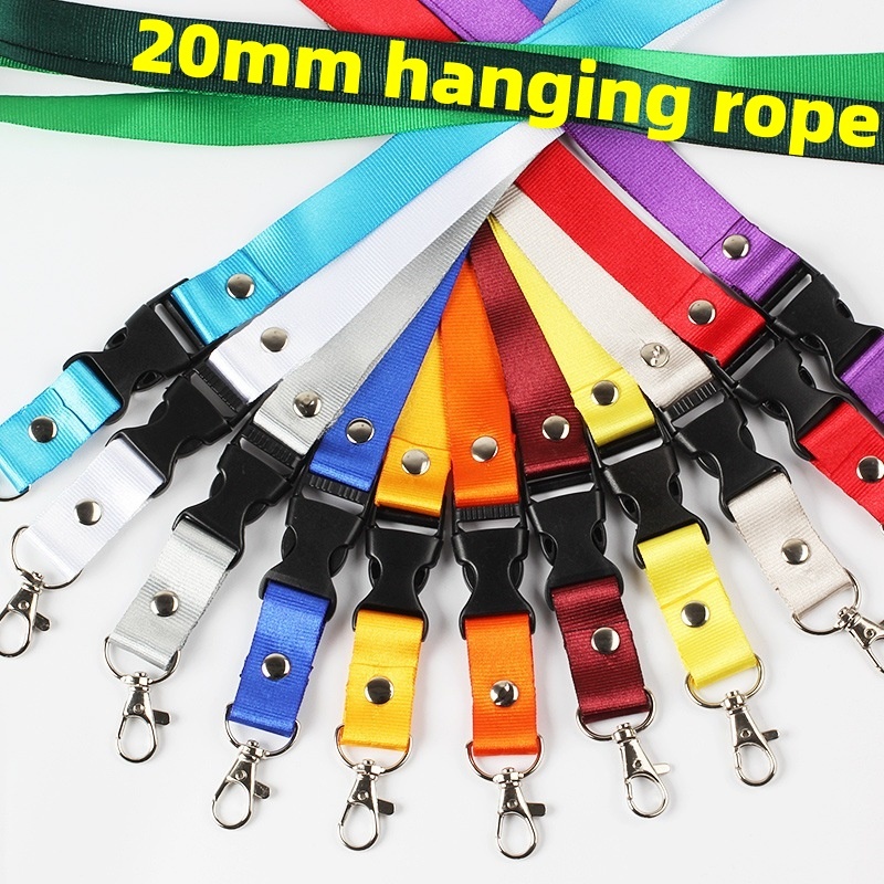 100PCS Lanyard 2cm x 45cm Nylon Clip + Holder 2in1 Conference Event ...