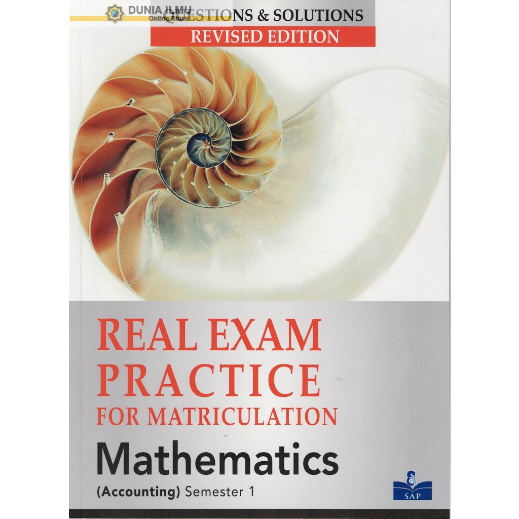 BUKU RUJUKAN : REAL EXAM PRACTICE FOR MATRICULATION : MATHEMATICS ...