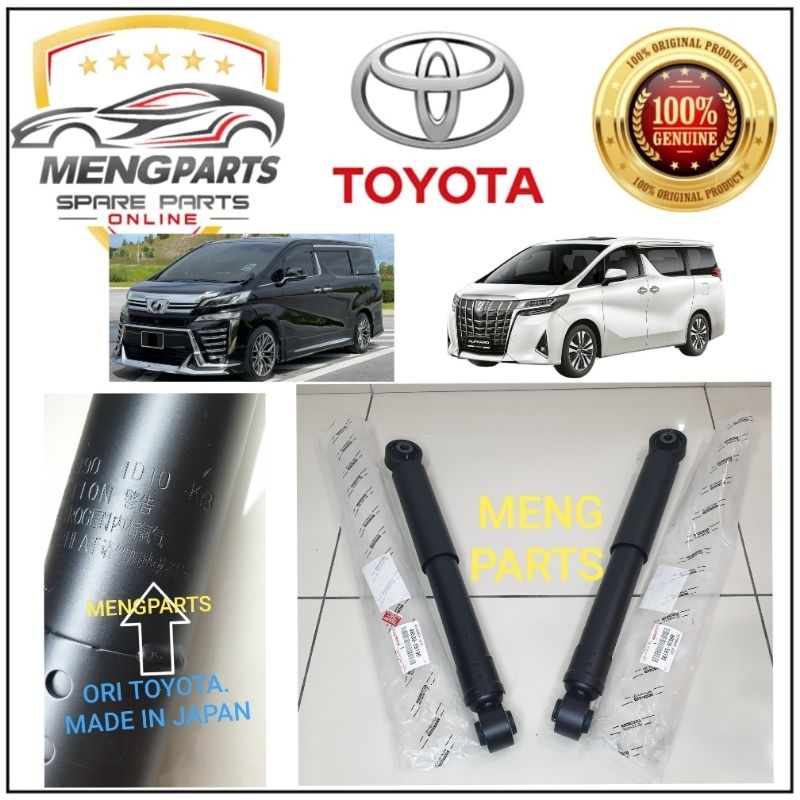 ORIGINAL TOYOTA ALPHARD & VELLFIRE AGH30 GGH30 2015Y-2024Y REAR ...