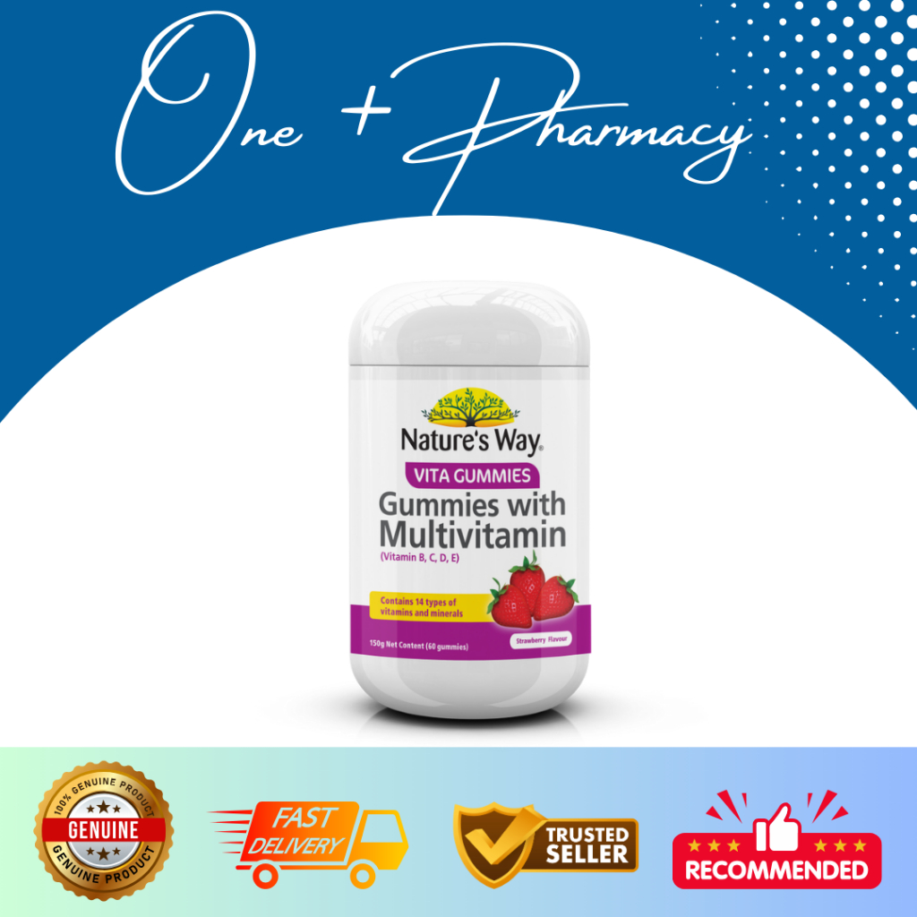 Nature's Way Adult Gummies with Multivitamins (Strawberry Flavour)(60's ...