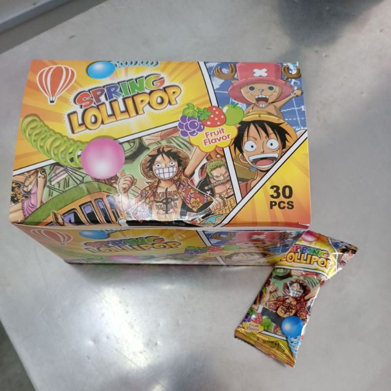 30pcs Spring Lollipop Fruits Flavour candy HALAL | Shopee Malaysia