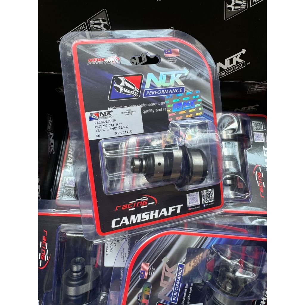 NLK PERFORMANCE Y15ZR / LC135 RACING CAMSHAFT N1+ N2+ N3+ N4+ TERBARU ...