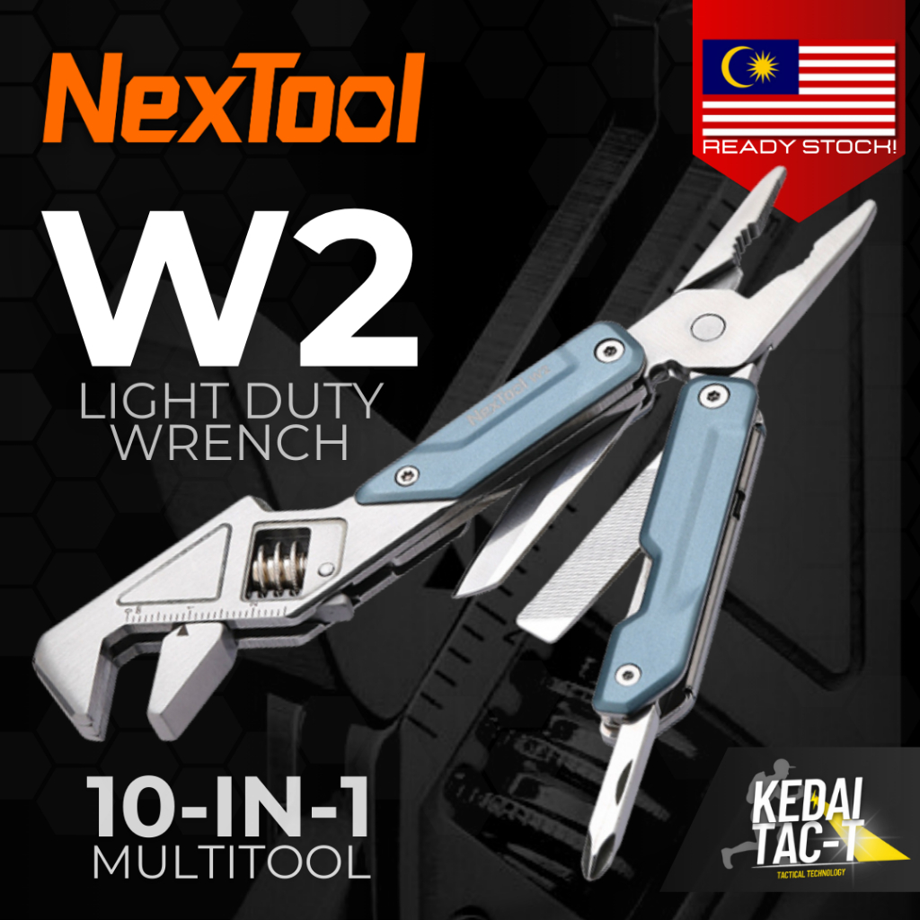NEXTOOL LIGHT DUTY WRENCH W2 - 8-in-1 Plier Multitool - ORIGINAL ...