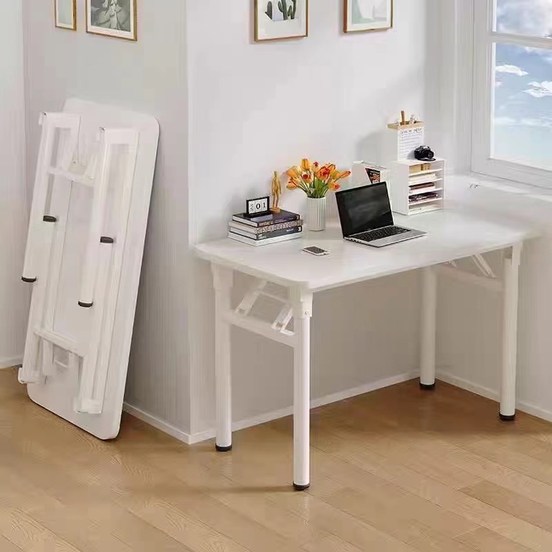 Meja belajar Small Folding table portable home rectangular Study table ...