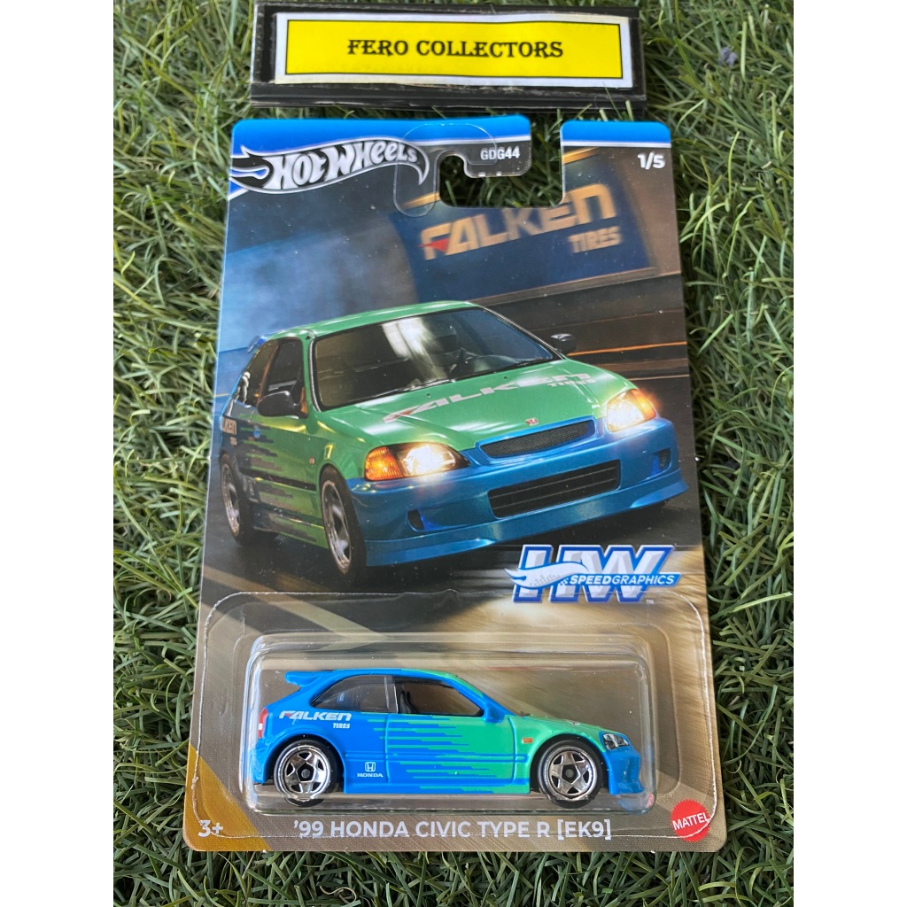 Hot Wheels 99 Honda Civic Type R EK9 FALKEN 2024 Shopee Malaysia