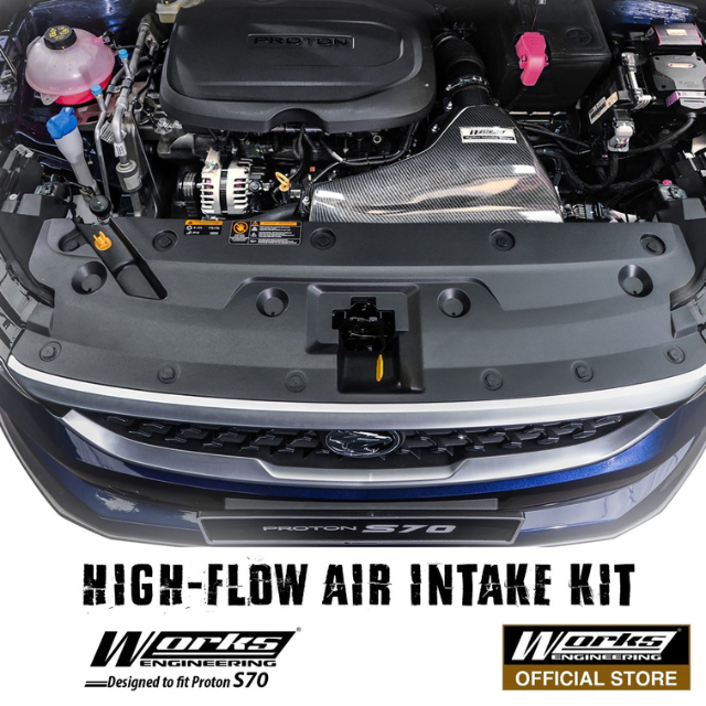 Works Proton S70 High-Flow Air Intake Kit | Shopee Malaysia