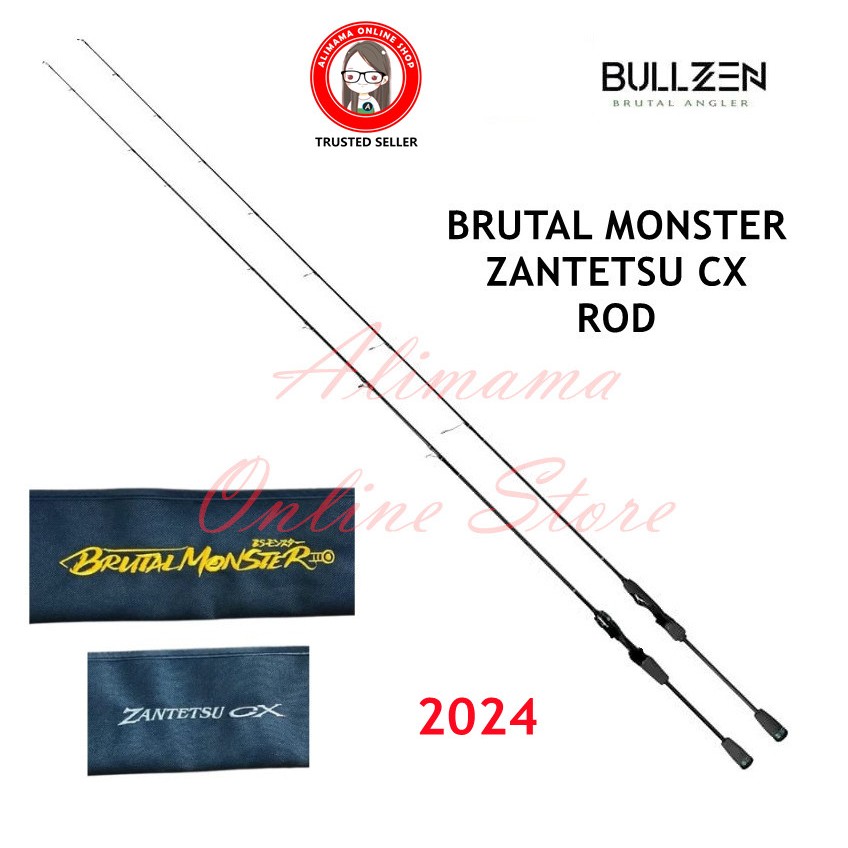 BULLZEN BRUTAL MONSTER ZANTETSU CX HDCC3 SPINNING / BC BAITCASTING ...