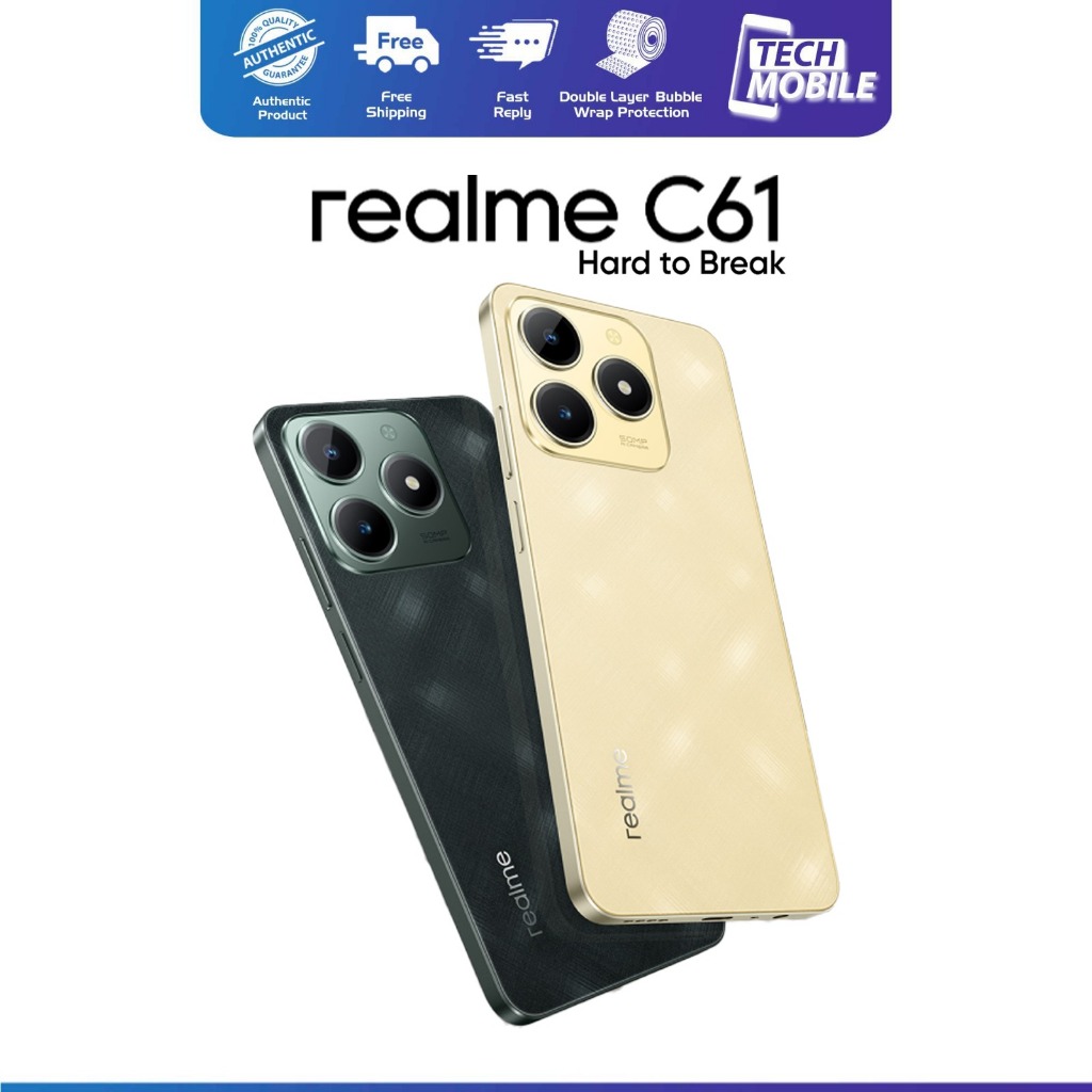 Realme C61 6GB+128GB – Original Malaysia Set | Shopee Malaysia