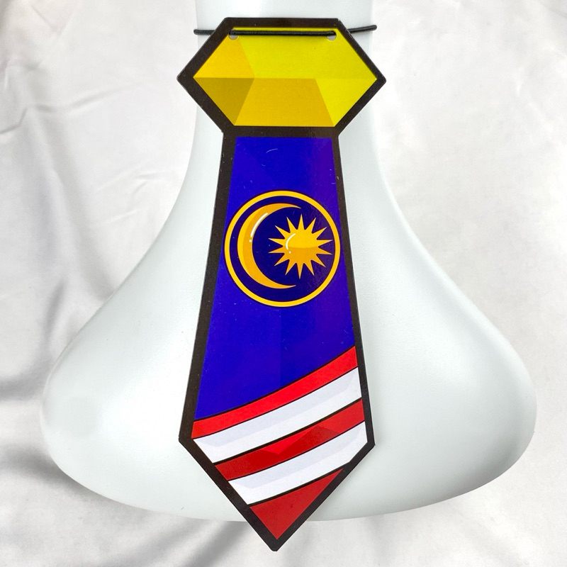 𝐋𝐀𝐃𝐘𝐑𝐀 𝐎𝐅𝐅𝐈𝐂𝐈𝐀𝐋 TIE MERDEKA KERTAS | Shopee Malaysia