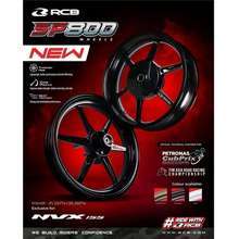 Original RCB Sport Rim SP800 NVX 155 / Aerox Black (Front 250*14; Rear ...