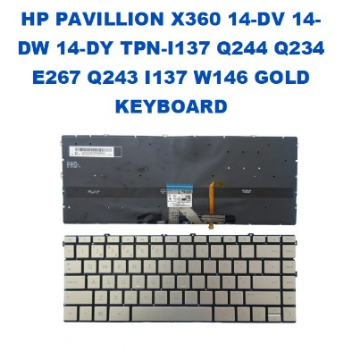 Clavier AZERTY Français De Remplacement Pour HP Pavilion X360 14-DW/DV/DY & 13-BB - Neuf 6 Mois Garantie
