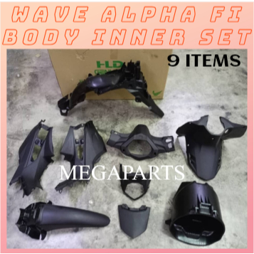 HONDA WAVE ALPHA NEW FI INNER BODT SET - HLD 9PCS COMPLETE INNER SET ...