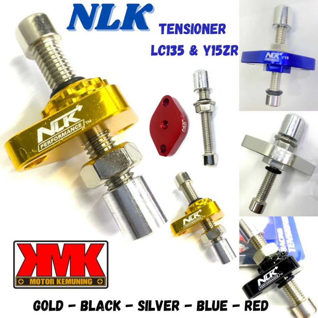 NLK PERFORMANCE RACING MANUAL TENSIONER CNC SCREW STANDARD STEEL Y15 ...
