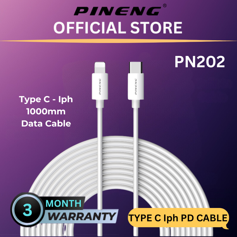 Pineng PN-202 Type C To Fruit 3A Data Cable (1000mm) | Shopee Malaysia