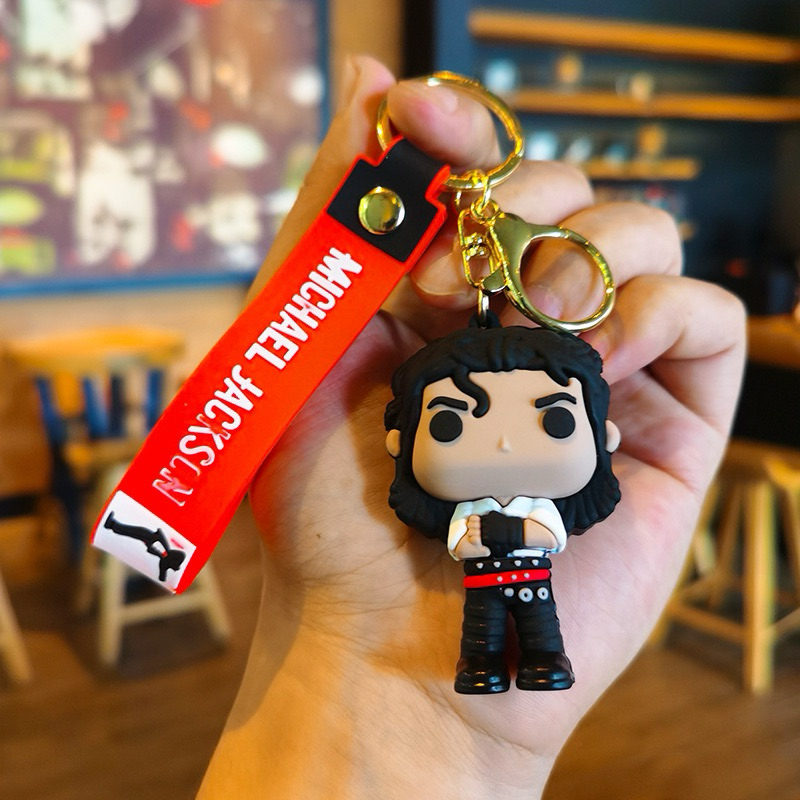 Michael jackson keyring store