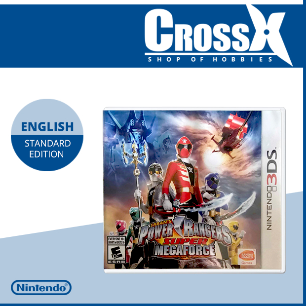 3DS Power Rangers Super Megaforce (English) *Brand New with Sealed