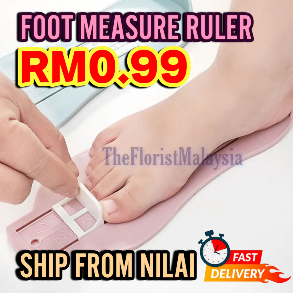 🔥𝑫𝑶𝑼𝑩𝑳𝑬 𝑺𝑪𝑨𝑳𝑬🔥Children Foot Measure Ruler Kids Baby Infant Feet Length ...