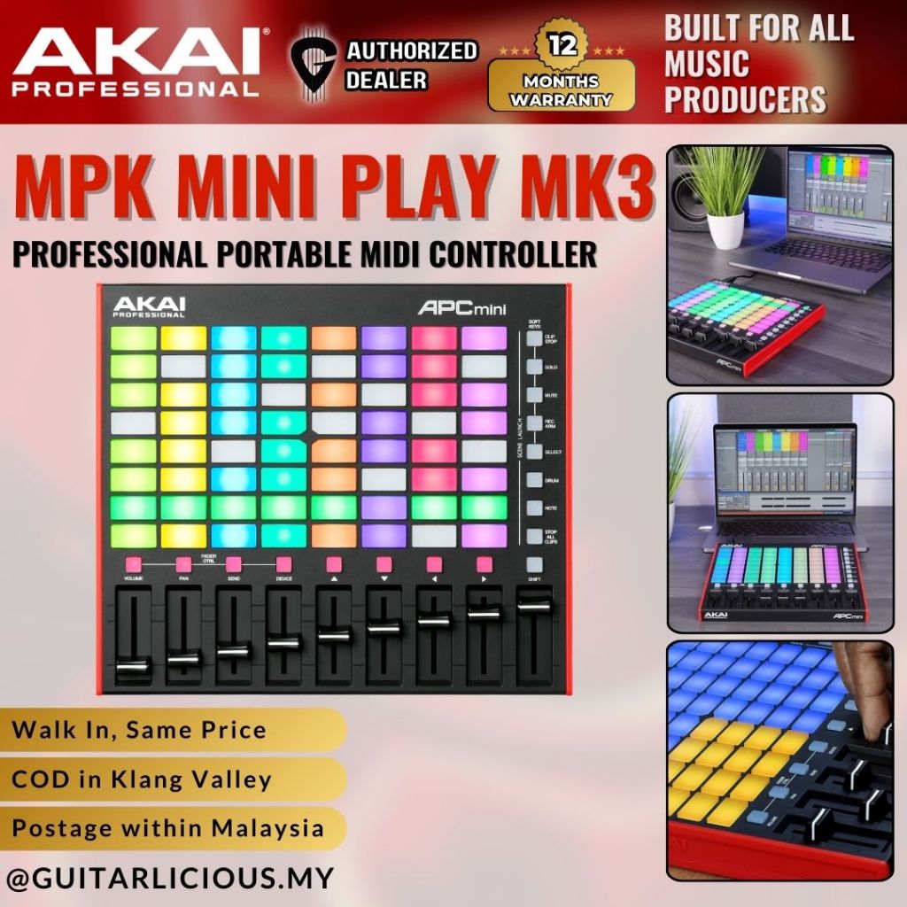 Akai Professional APC Mini MK2 Performance Controller - Compact Ableton ...