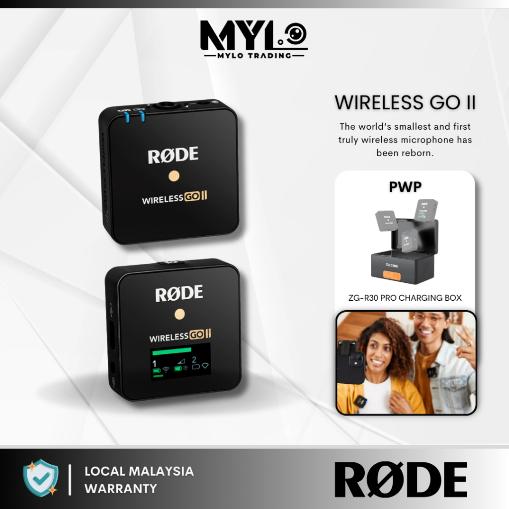 Rode Wireless GO II 2-Person | Wireless GO III | Wireless Rode Wireless GO II 2-Person | Wireless GO III | Wireless