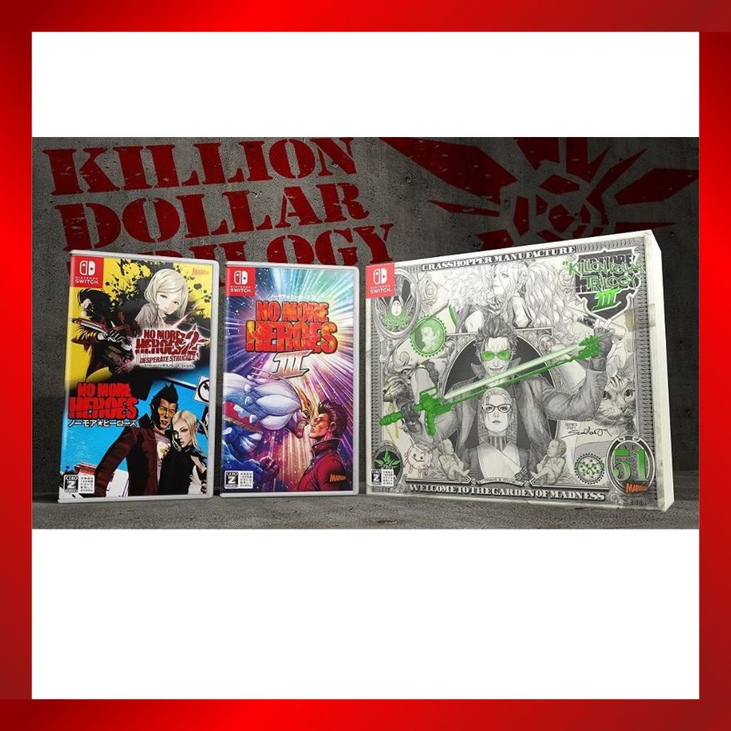 No More Heroes 3 KILLION DOLLAR TRILOGY -Switch/USED【Direct from
