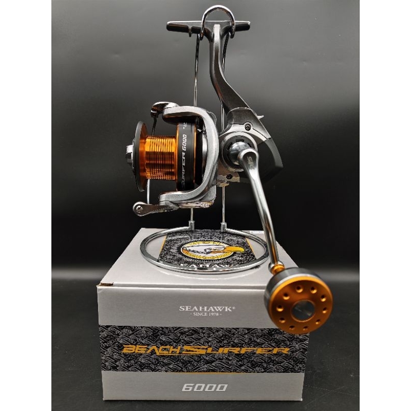 SEAHAWK BEACH SURFER 6000 SURF FISHING REEL/MESIN PANCING PANTAI MURAH/SURF  FISHING REEL | Shopee Malaysia