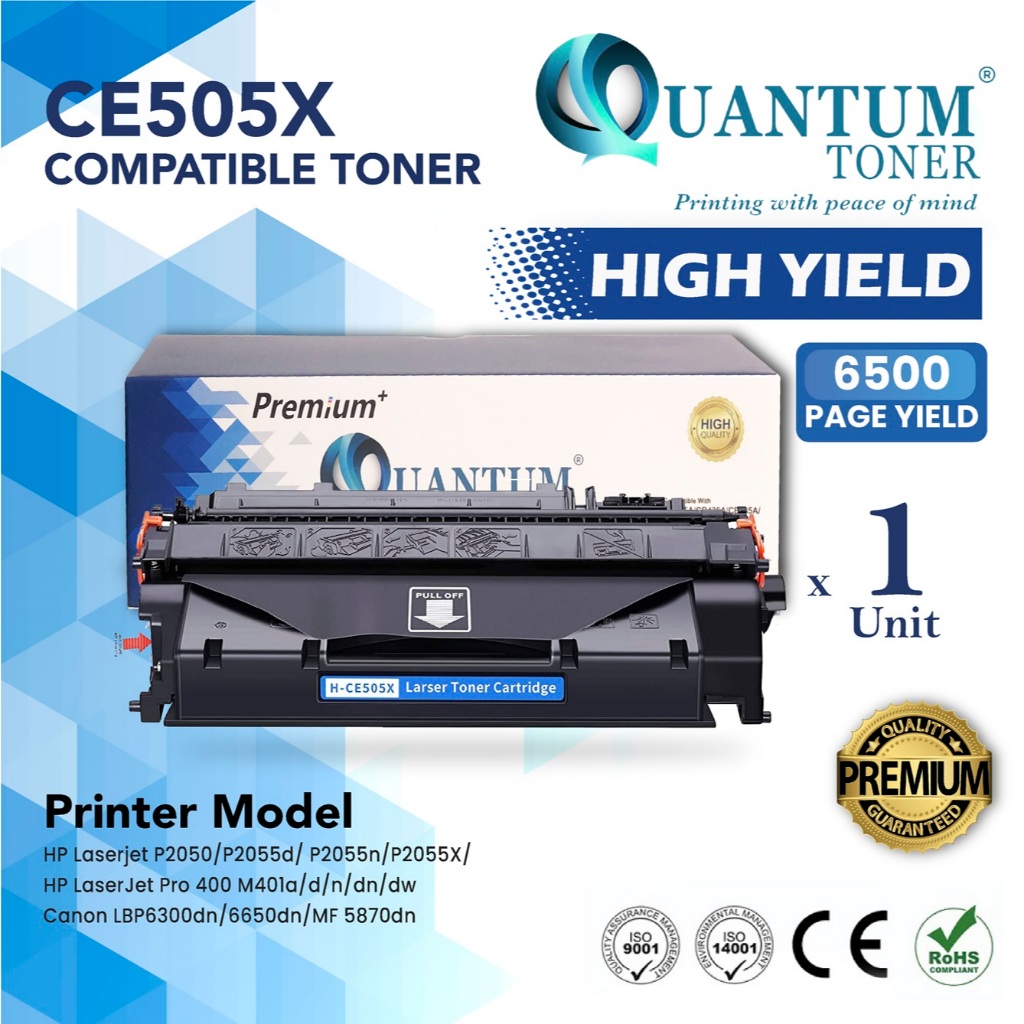 Compatible CE505X 05X CE505A Toner for HP LaserJet P2050 P2055 P2055d ...