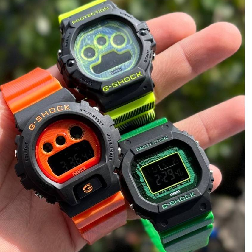 SALE 12.12 Gshock JOKER VIRAL Jelly Dw6900 Lelong Limited Stock Digital Watches Free Box G shock