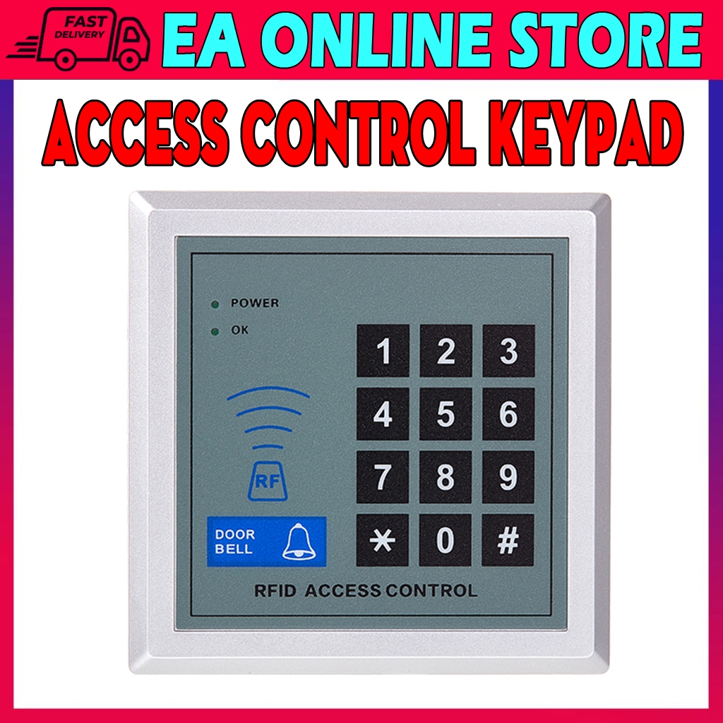 Door Access Control Keypad Lock ID Card Password Security KEYPAD ONLY ...