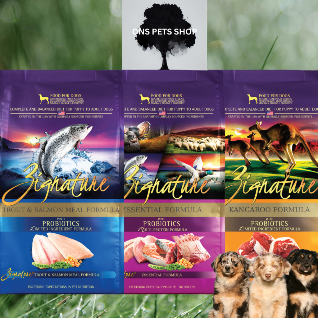Photo inspiration: Visual Reference: Zignature Grain Free Probiotic Dog Dry Food 25Lbs