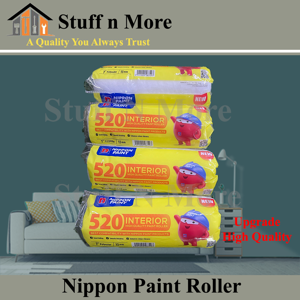 NIPPON ROLLER HANDLE / BRUSH / ROLLER REFILL / WALL PAINTING TOOLS ...