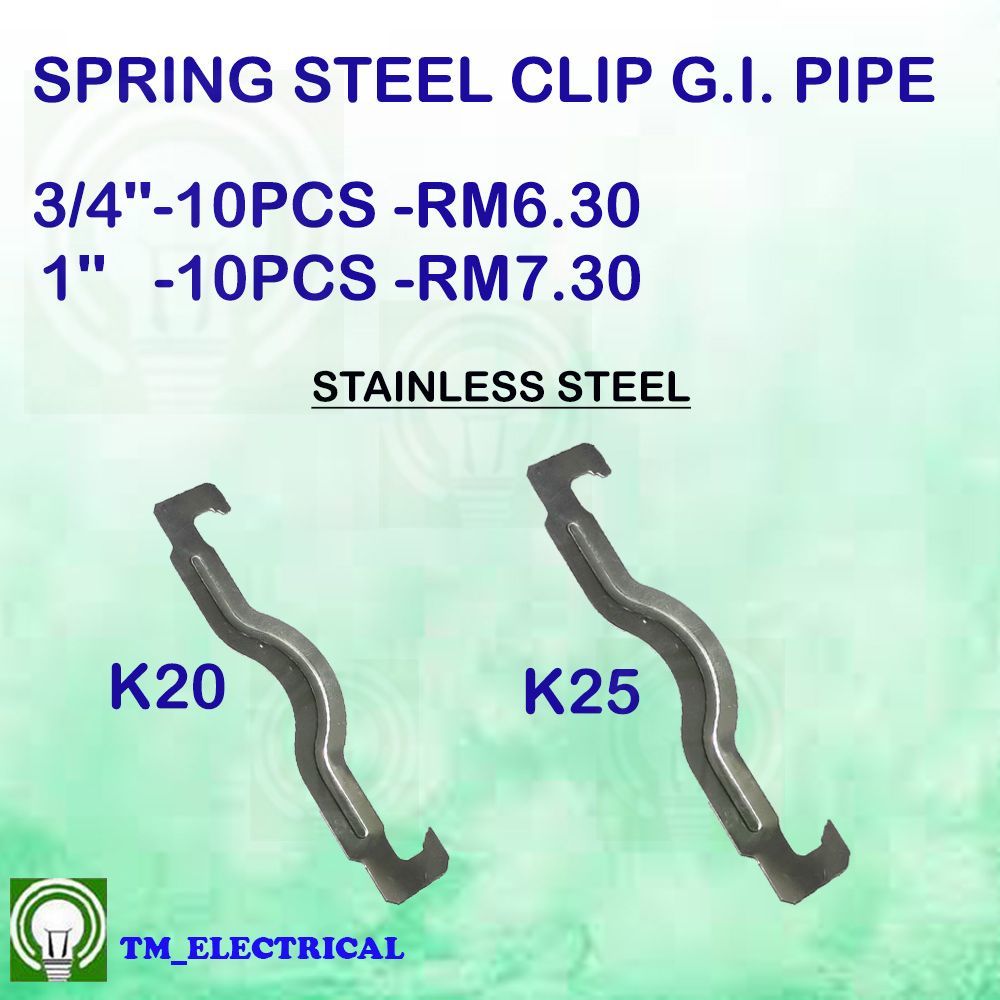 SPRING STEEL CLIP K20(3/4