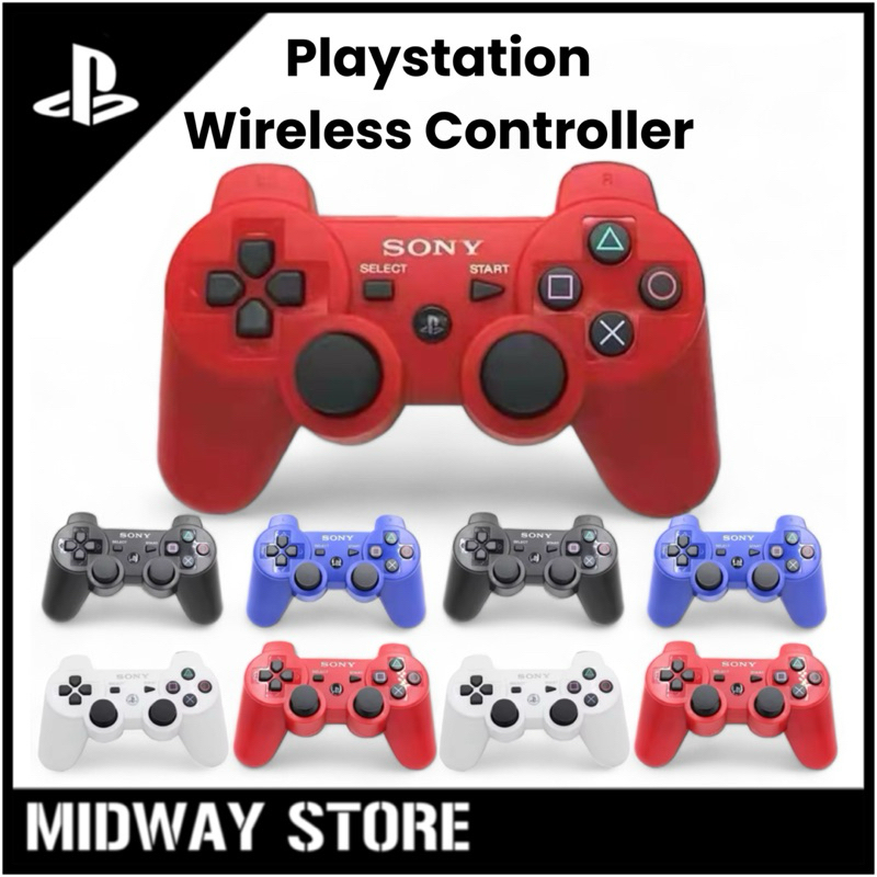 PS3 Dualshock 3 Controller Wireless Joystick PS3 GRADE A) | Shopee Malaysia
