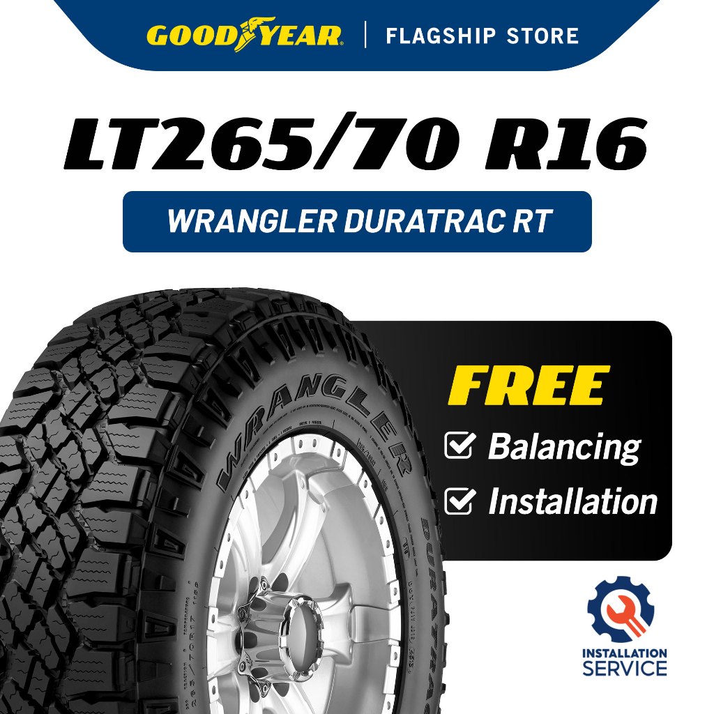 Goodyear LT265/70R16 Wrangler Duratrac RT Tyre For Sequoia [Free ...