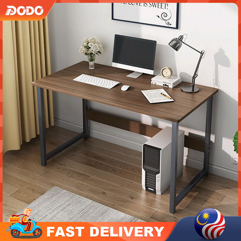 DO 120CM Meja belajar Student study Desk Office Computer Table Simple ...