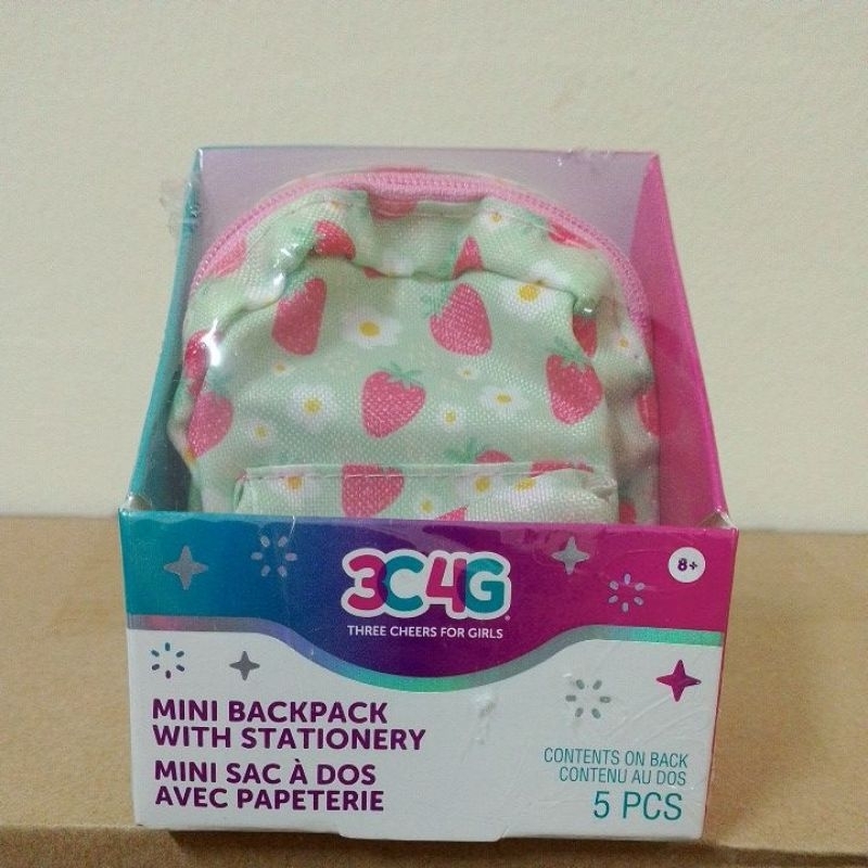 Make It Real 3C4G Mini Backpack Keychain With Stationery Set (12044)  Fashion Stationery Accessories | Shopee Malaysia