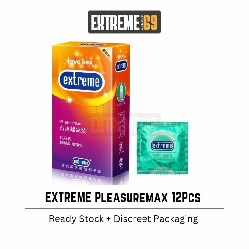 Extreme Pleasuremax Condom 12Pcs | Shopee Malaysia