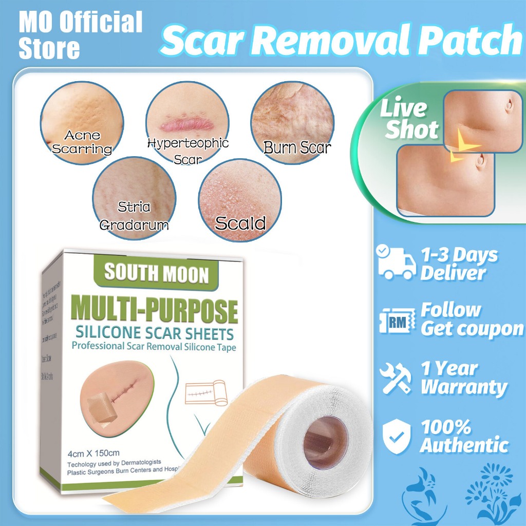 Silicone Scar Sheets Scar Patch- Reusable Silicone Scar Strips Type ...