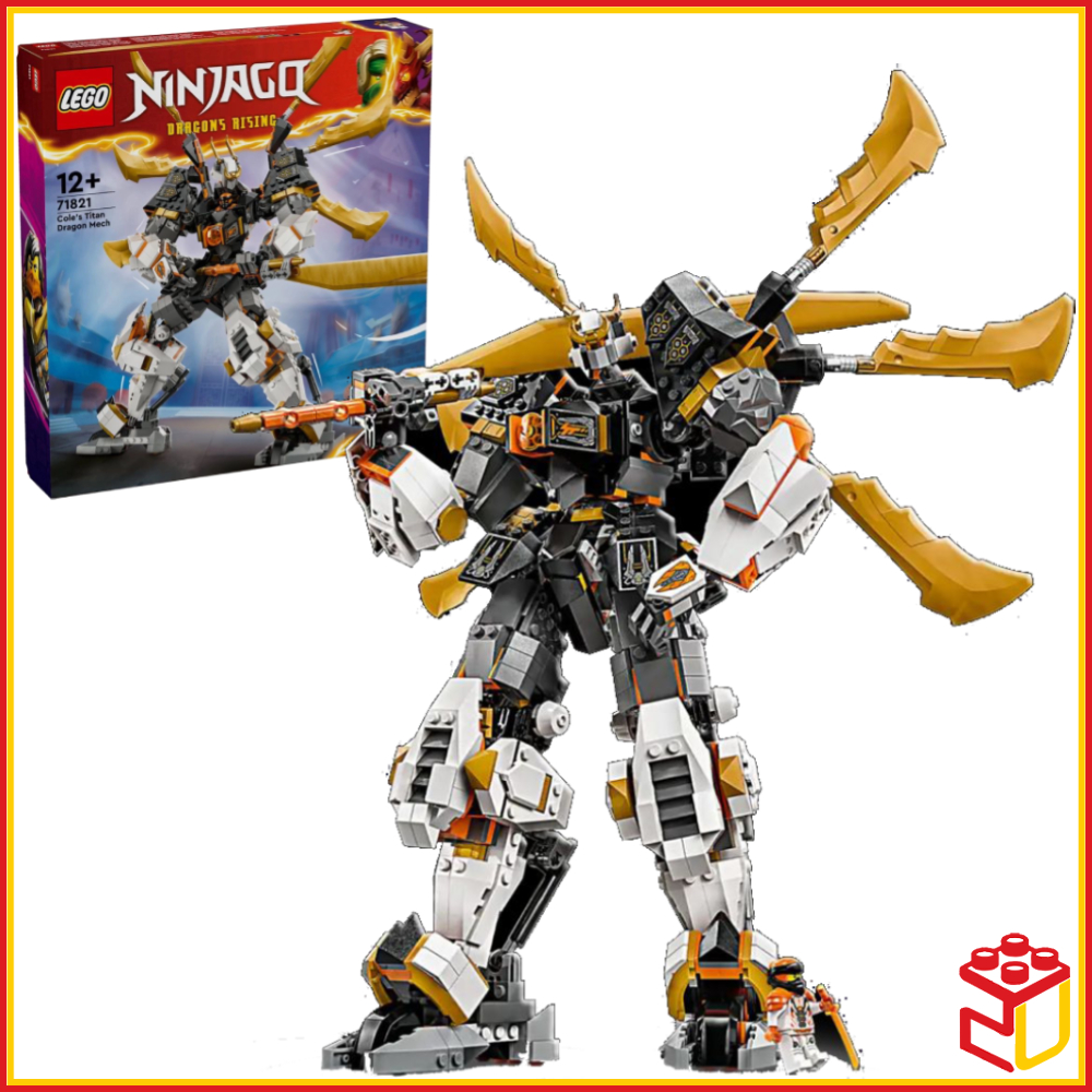 Ready Stock) 71821 Lego Ninjago Cole's TitanDragon Mech Building
