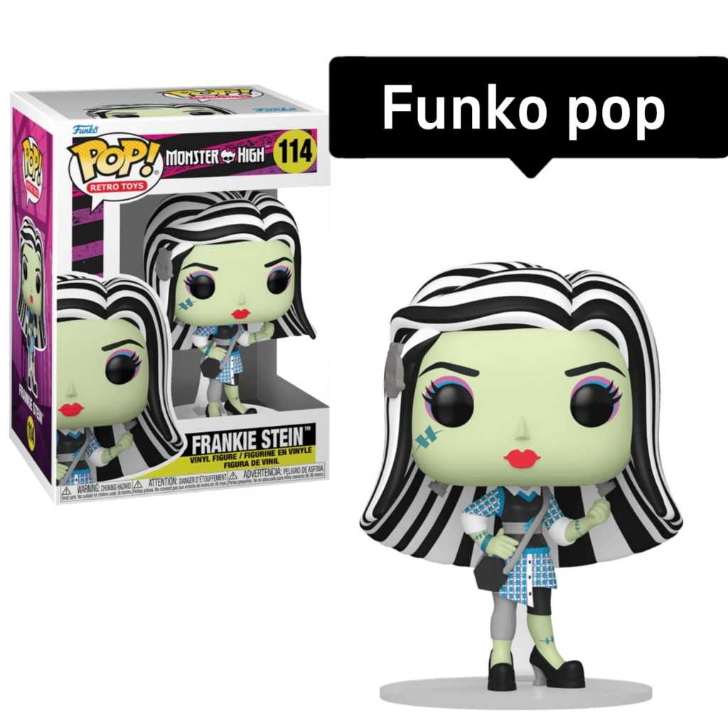 Original Funko Pop! Retro Toys Monster High 114 Frankie Stein
