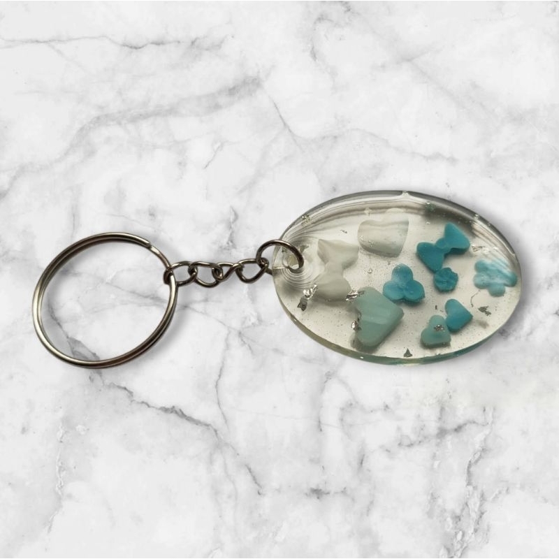 Resin Oval Keychain (defect) | Shopee Malaysia
