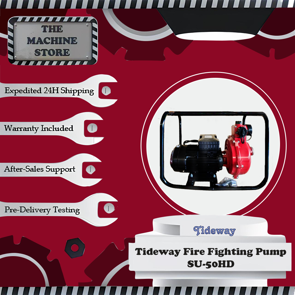 TIDEWAY FIRE FIGHTING PUMP C/W 4HP/2P/1PH MOTOR SU50HD 2 Inch Pam ...