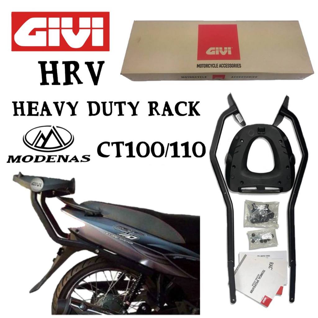 Clearance Stock GIVI HRV J Rack Heavy Duty Rack MODENAS CT110/100 Motor ...
