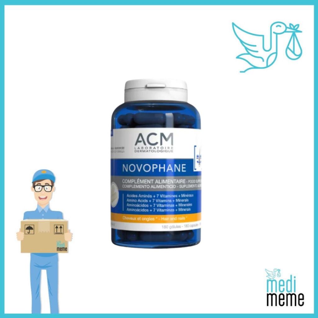 Medimeme ACM Novophane L-Cysteine Plus Capsules 60 Capsules for hair ...