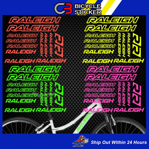 RALEIGH BICYCLE STICKER MTB BIKE RALEIGH STICKER / SB23 | Shopee Malaysia