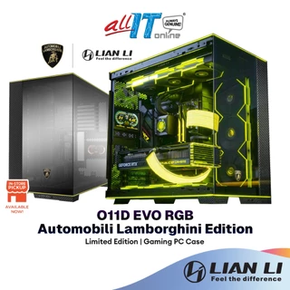 LIAN LI O11D EVO RGB Automobili Lamborghini Edition Dual Chamber Tower (ATX) Gaming PC Casing | LIMITED EDITION