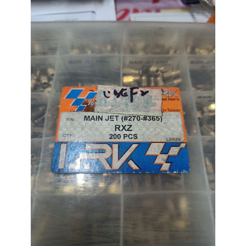 Yamaha RXZ Main Jet Saiz 70 - 365 (Harga Untuk 1Biji) | Shopee Malaysia