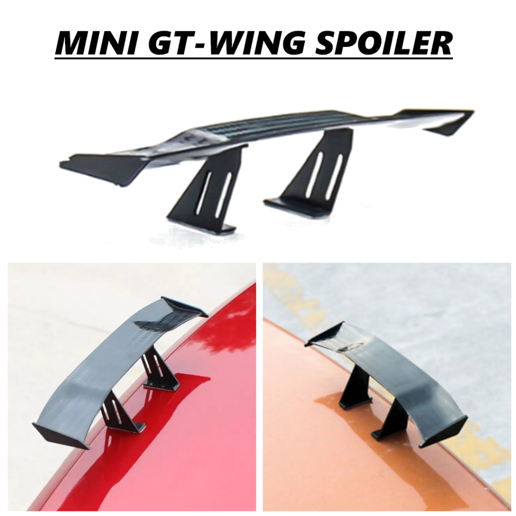 GT Wing Mini Spoiler 3D Carbon Self Adhesive Car Toy Accessories Rear ...